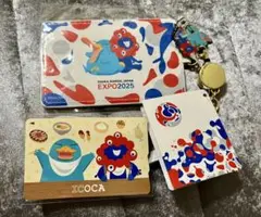 大阪関西万博EXPO2025 限定　ミャクミャクICOCA &合皮パスケース