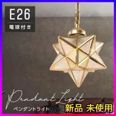 新品❤️星型 ペンダントライト おしゃれ インテリア 照明✨LED電球付き✨