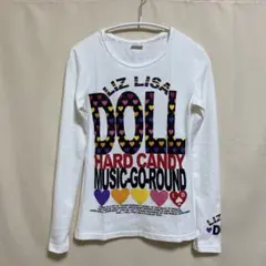 LIZLISADOLLリズリサドールロゴプリント長袖Tシャツy2k平成ギャル長T
