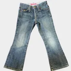 【ユニクロ】キッズ デニムパンツ 110 女の子 ジーンズ