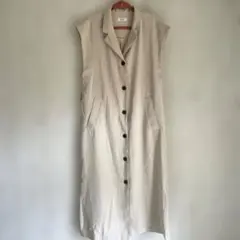 新品　美品ローリーズファーム ノースリーブワンピース　フリーサイズ　ベルト紐付き