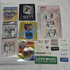 ジャニーズWEST WEST. シール ステッカー ふせん メモ帳 セット