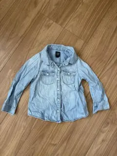 GAP 長袖シャツ 3歳用 ライトブルー