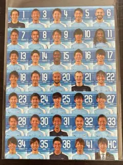ジュビロ磐田　19選手ステッカー