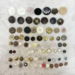 ハンドメイド ボタン まとめ売り 80個以上 ハンドメイドパーツ