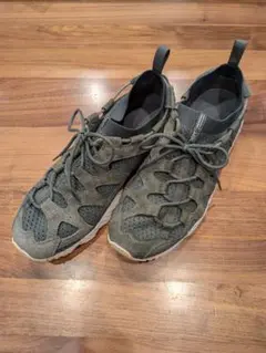ASICS アシックス スニーカー 27cm カーキ系 軽量 アウトドア風