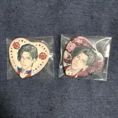 にじさんじ 五木左京 バレンタイングッズ ハート缶バッジ