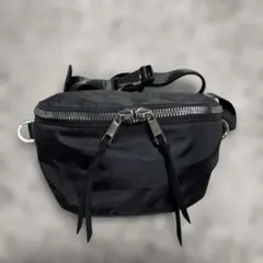 INDISPENSABLE ボディバッグ ウエストポーチ ブラック