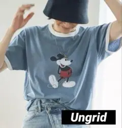 Ungrid ミッキーマウス 半袖Tシャツ
