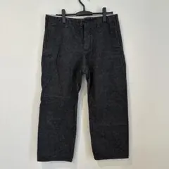 CONFECT 麻混 インディゴ ワイド ルーズ デニムパンツ 5 - メルカリ