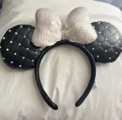 東京ディズニーリゾート カチューシャ 黒 パールミニーちゃん