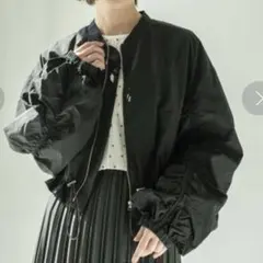 OPAQUE.CLIP VERY掲載ナイロンシャーリングブルゾン【洗濯機洗い可】