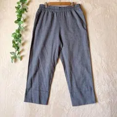 a1191 ザラ　カジュアルパンツ　ウエスト総ゴム　カフスデザイン Ｌ