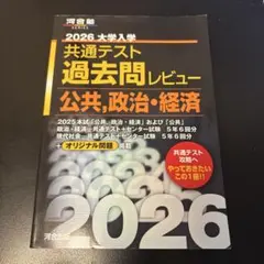 2026 大学入学 共通テスト 過去問レビュー　公共、政治・経済