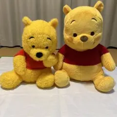 くまのプーさん　ぬいぐるみ　2点セット