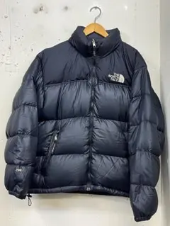 90s ノースフェイス ヌプシ ダウンジャケット 黒 L 700フィル