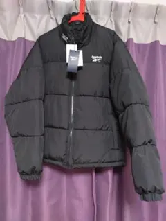 未使用　Reebok ブラック ダウンジャケット L