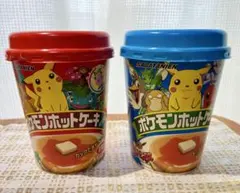 1998年当時物！ポケモンホットケーキミックス＊外装カップ＊赤＆青2個セット