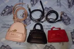 メゾンドフルール　Maison de FLEUR ミニバッグ3点　マイクロリボン