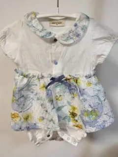 2点セットSENSE OF WONDER 花柄・植物柄ロンパース 70