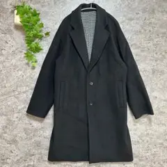 グローバルワーク　メンズ　チェスターコート　ブラック　sizeL
