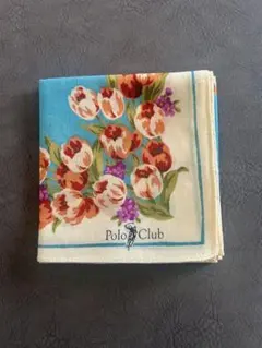 POLO CLUB ポロクラブ ハンカチ 花柄 チューリップ マルチカラーのサムネイル
