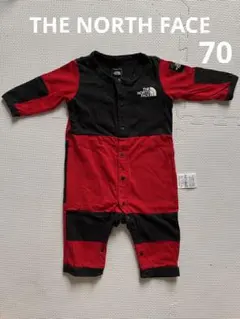 ミルキー様専用です！THE NORTH FACE ロンパース　赤黒　70