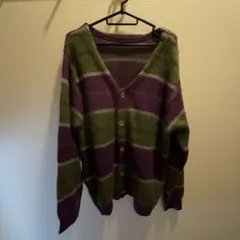 モヘヤカーディガン