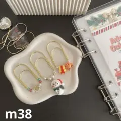 大きめ可愛い ペーパークリップ バインダー貯金 m38