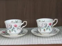 ロイヤル　スタッフォード　カップ・ソーサー ペアセット　イギリス　アンティーク