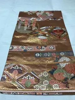 ◎正絹 袋帯 菊花 桐 六通柄◎