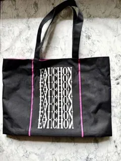 【美品】FAUCHON エコバッグ 黒のサムネイル