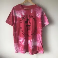 ミッキーマウス　タイダイtシャツ　XL