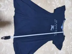 バーバリーブルーレーベル チュニック ワンピース 38 紺