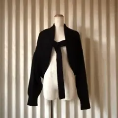 極上カシミヤ✨美品✨ハイク カーディガン ニット 羽織り ブラック 黒 2 M 極上カシミヤ✨美品✨ハイク カーディガン ニット 羽織り