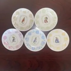 ピーターラビット 大皿 と小皿セット 各５枚　製　未使用品 PETER RABBIT（TM） - 新品未使用ピーターラビットのスモーク