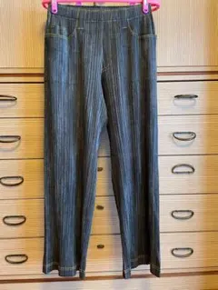 値下げ‼️PLEATS PLEASE ISSEY MIYAKEデニム転写　サイズ0のサムネイル