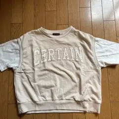 【Lovetoxic】CERTAINロゴ 半袖トップスのサムネイル