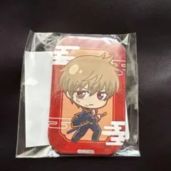 銀魂キャラポップアップストア　B賞　スクエア缶バッジ　沖田総悟