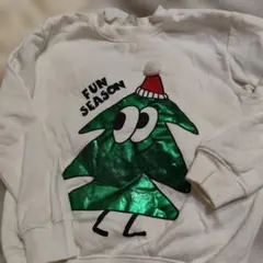 H&M クリスマスツリー トレーナー EUR 122/128