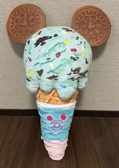 く*り様 Disney ミッキー アイスクリーム BIGぬいぐるみのサムネイル