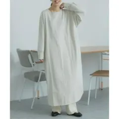 FORK & SPOON ドルマンカットソー ロングワンピース