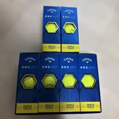 ★新品・未使用★ キャロウェイ ERC SOFT ゴルフボール イエロー18球