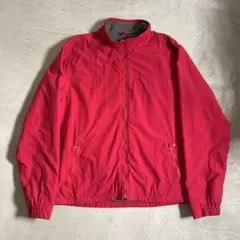 Eddie Bauer ナイロンジャケット レッド フリース アウトドア