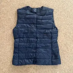 UNIQLO ネイビー ウルトラライトダウンベスト S ユニクロ