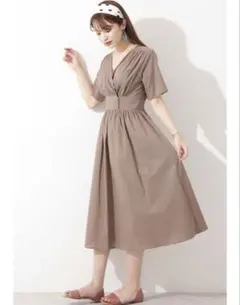 N.（N. Natural Beauty Basic）　コットンロングワンピース