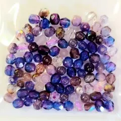 8031 チェコビーズ ファイアポリッシュ アソート 4mm 100個