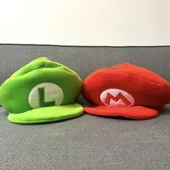USJ ユニバ マリオ·ルイージ帽子2個セット