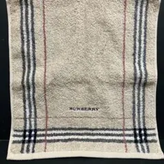 BURBERRY フェイスタオル ベージュ ストライプ新品
