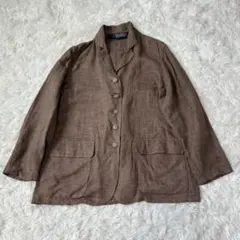 ブラウン テーラードジャケット